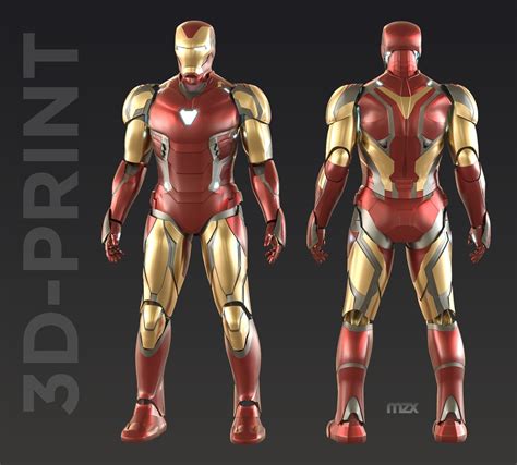 Iron Man Mark 85 wearable suit for 3D-printing DIY 3D model 3D printable | CGTrader