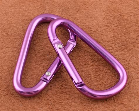 Carabiner Clipmetal Clip Keychain D Shape Carabiner Hook - Etsy