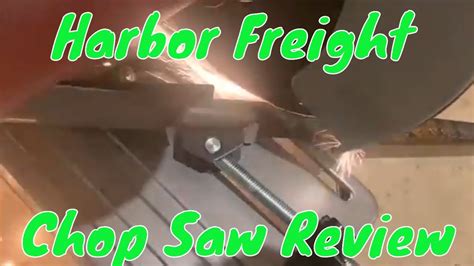 Harbor Freight 14" Chop Saw Review - YouTube