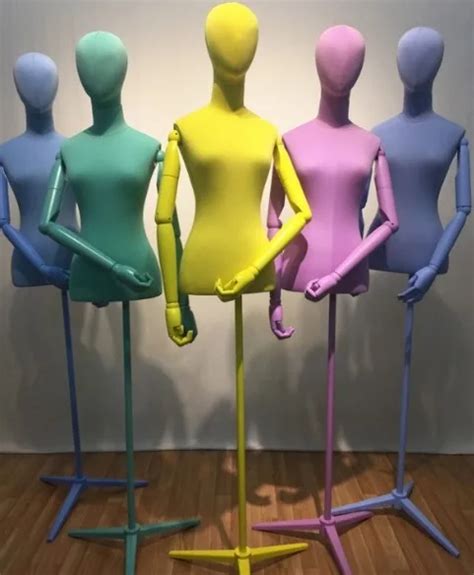Hot Fashion Female Colorful Dress Form Mannequin For Window Display - Buy Colorful Dress Form ...