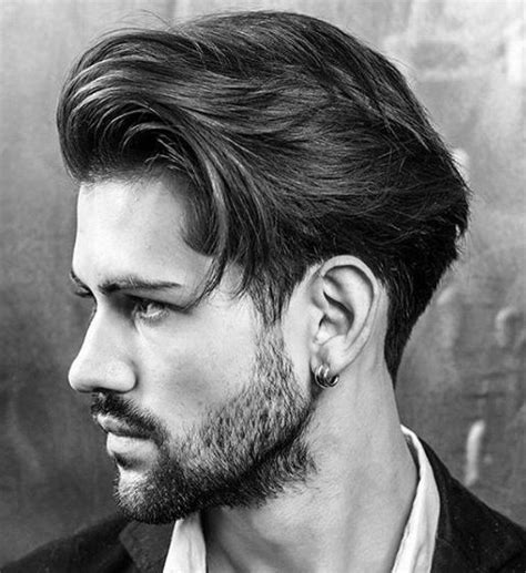 Alpha-male-Haircut Medium Length Hairstyles For Guys | Herrfrisyrer, Frisyrer, Bob frisyr