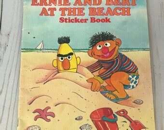 Sesame Street Ernie and Bert at the Beach - Etsy Denmark