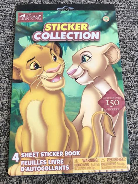2x Disney The Lion King Sticker Book Over 150 Stickers Each Kids Fun for sale online | eBay