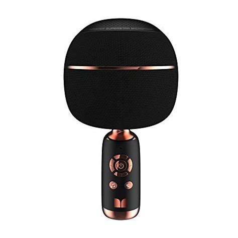 MONSTER Superstar Dynamic Karaoke Microphone, Handheld Wireless Bluetooth Karaoke Machine ...
