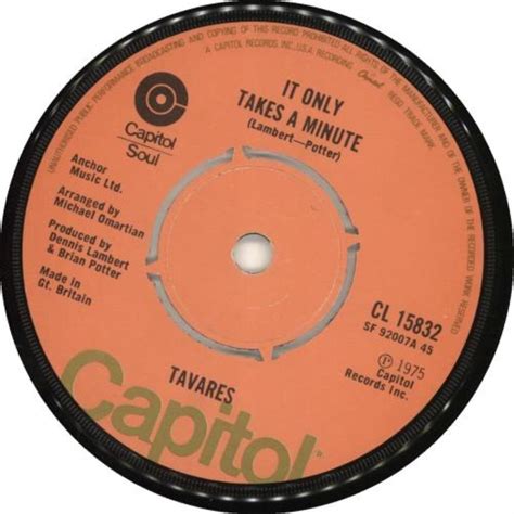 Tavares / It Only Takes A Minute - Amazon.com Music