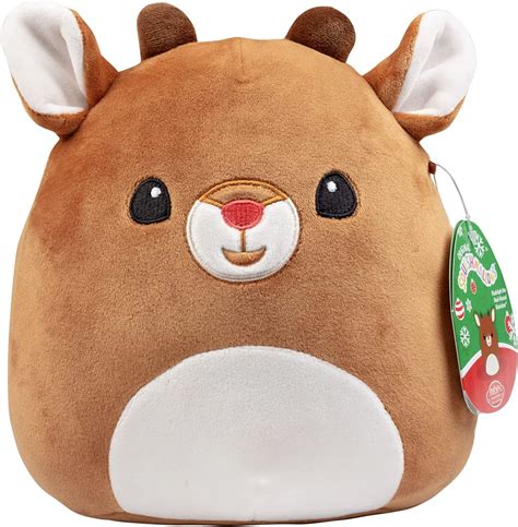 Squishmallows 8" Rudolph the Red Nosed Reindeer - Walmart.com