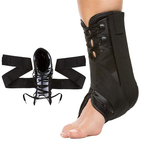 ZenToes Lace Up Ankle Brace Women Men Adults Adjustable Compression