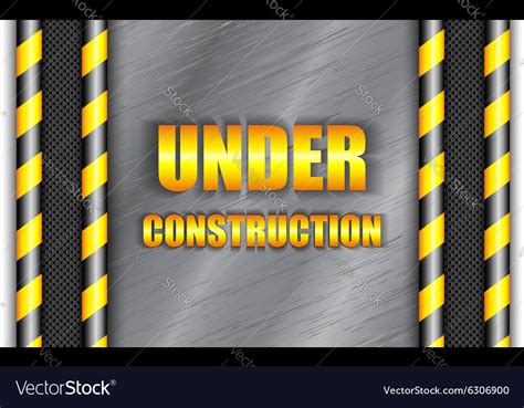 Under construction background with copy space Vector Image