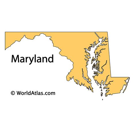 Maryland Maps & Facts - World Atlas