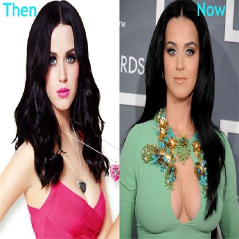 Katy Perry Breast Before & After Boob Job - Celebrity Measurements ...