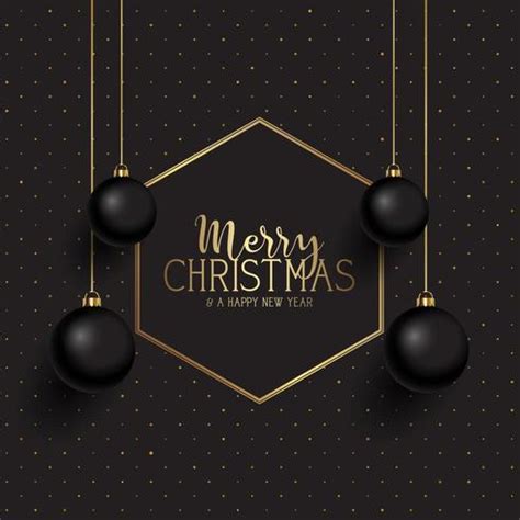 Black and gold Christmas background 689601 Vector Art at Vecteezy