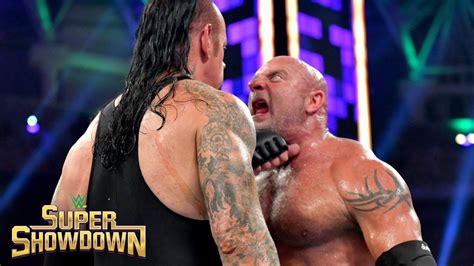 Goldberg drops The Undertaker with two brutal Spears: WWE Super ...