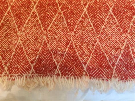 Clearbrook Mills vintage woolen throw blanket red colorway | Etsy