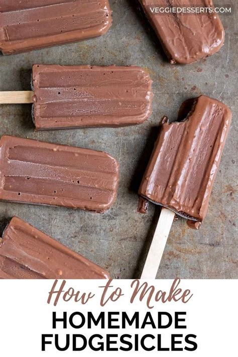 These easy Homemade Fudgesicles are a great way to enjoy creamy chocolate popsicles any time of ...