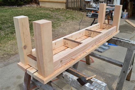Rustic diy bench - Wooden Craft