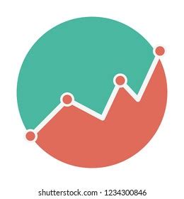 Inconsistent Line Graph Stock Vector (Royalty Free) 1234300846