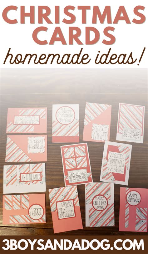 Easy DIY Christmas Cards to Make In Minutes!