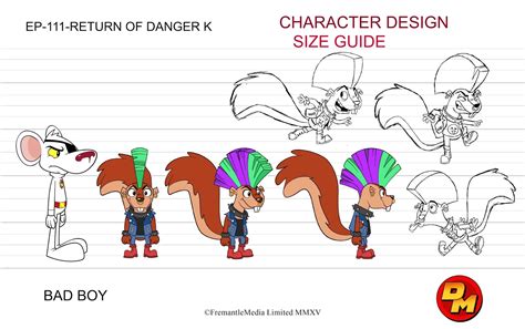 shane cooney: DANGER MOUSE CHARACTER DESIGN