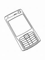Telephone Coloring Page Printable sketch template