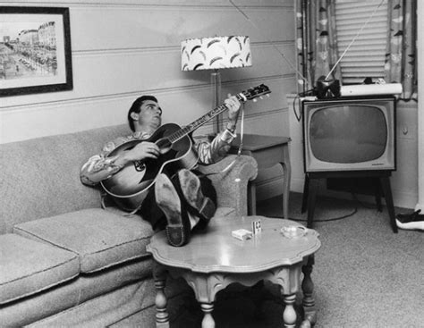 Johnny Cash with his custom Johnny Cash Gibson guitar - That Eric Alper