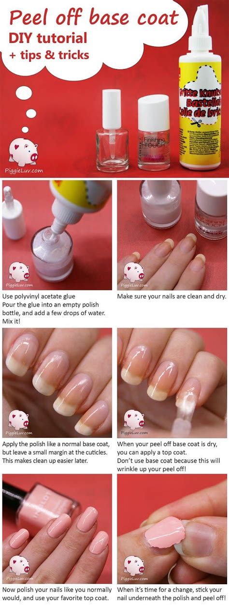 PiggieLuv: Easiest glitter polish removal: peel off base coat tutorial! So Nails, Super Nails, I ...