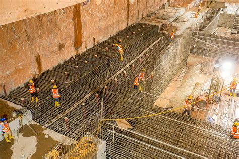 Pictures of Conlay MRT station during construction