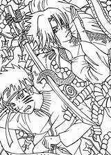 Sasuke coloring Pages  Free Printable sketch template