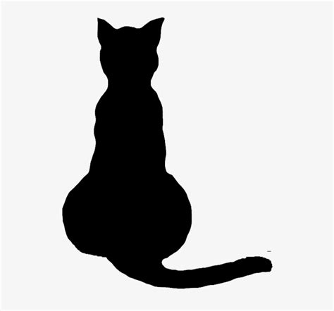 Gallery For > Sitting Cat Silhouette - Black Cat Silhouette Sitting ...