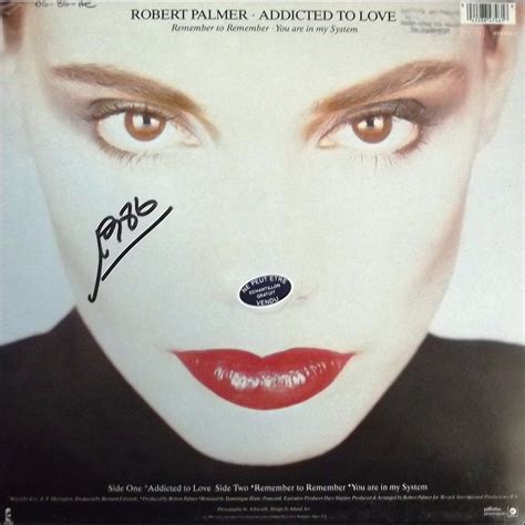 Addicted to love de Robert Palmer, Maxi 45T chez vinyl59 - Ref:117791618