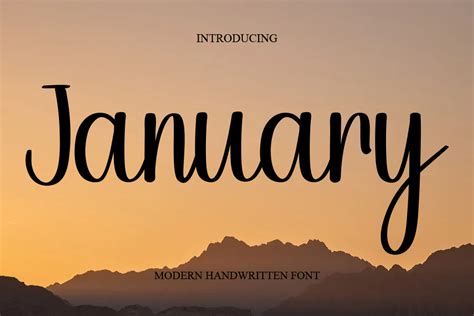 January Font by cans studio · Creative Fabrica