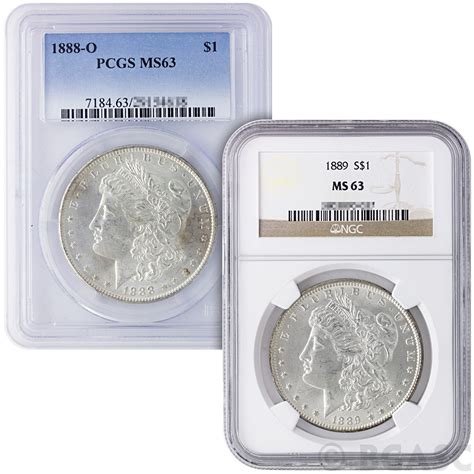 Buy MS63 Graded Morgan Silver Dollar 1878-1904 Silver Coins NGC / PCGS - Morgan Silver Dollars ...