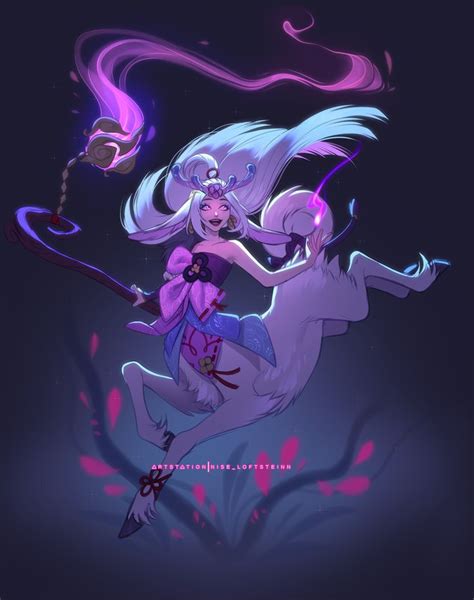 ArtStation - LoL | Lillia the bashful bloom, Nise Loftsteinn | Lol league of legends, League of ...