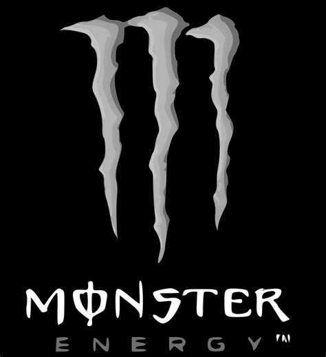 Monster Energy Logo Black and White – Brands Logos