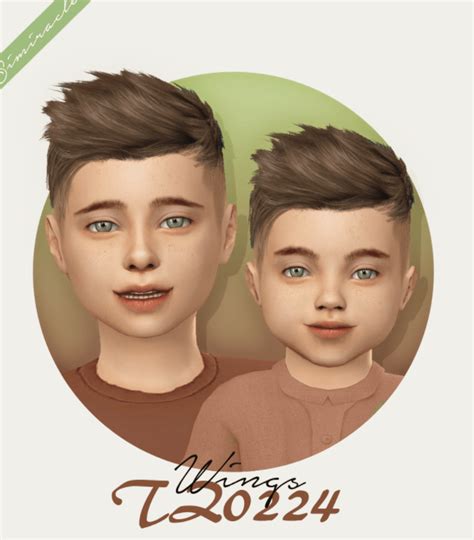 New Sims 4 Male Child Hair Custom Content — SNOOTYSIMS