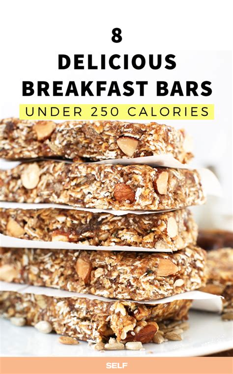 8 Breakfast Bar Recipes Under 250 Calories | SELF Breakfast Bars ...