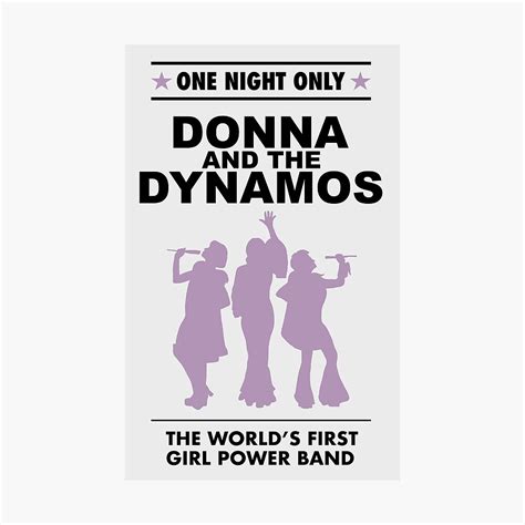 "donna and the dynamos!" Photographic Print by lunerys | Redbubble