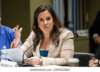 Congresswoman Elise Stefanik R Speaks During Stock Photo 2290525865 ...