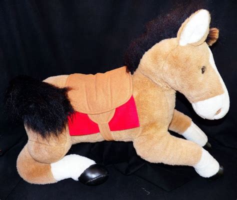 Details about A and A Giant Animal Alley EXTRA LARGE JUMBO Plush Horse ...