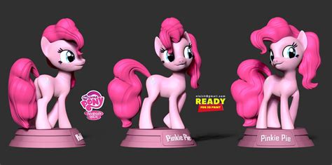 Pinkie Pie - Little Pony 3D Model by Sinh Nguyen