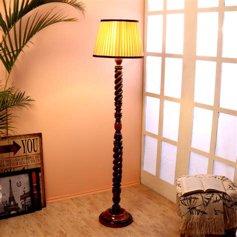 Antique Wooden Floor Lamps
