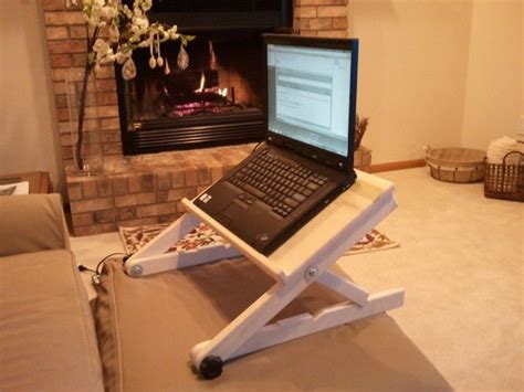 Diy wooden laptop stand made of solid oak finished with an ebony stain – Artofit