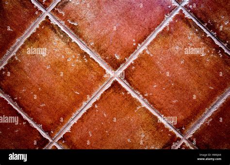 Brown ceramic floor Stock Photo - Alamy