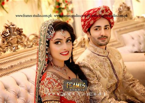 Ayeza Khan and Danish Taimoor's wedding picture ...