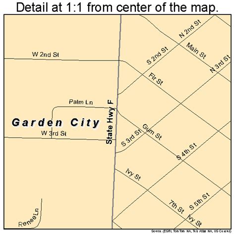 Garden City Missouri Street Map 2926434