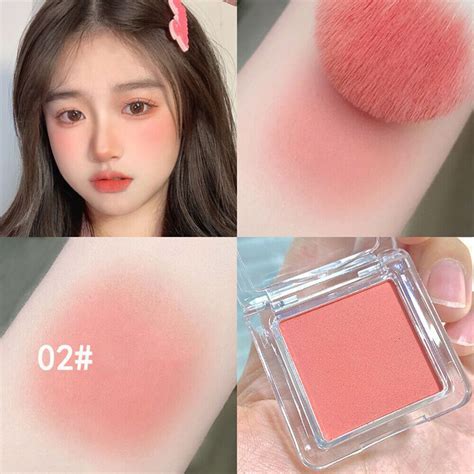 Blush Makeup Love Palette 4 Color Mineral Powder Peach Red Rouge Lasting Natur' | eBay