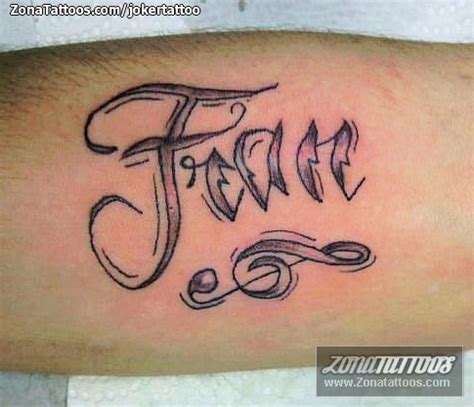 Tattoo of Francisco, Names, Letters