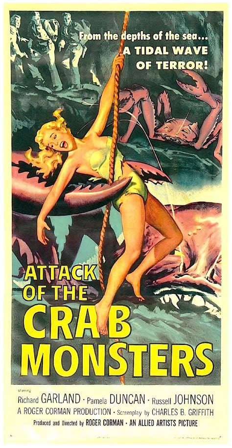 Attack of the Crab Monsters (1957) | Classic horror movies posters ...