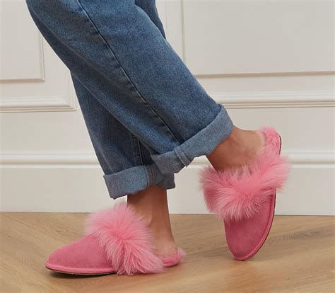 UGG Scuff Sis Slippers Pink Rose - Flat Shoes for Women