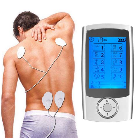 TENS Unit 10-modi AB Elektrotherapie Apparaat Puls Elektrische stimula ...