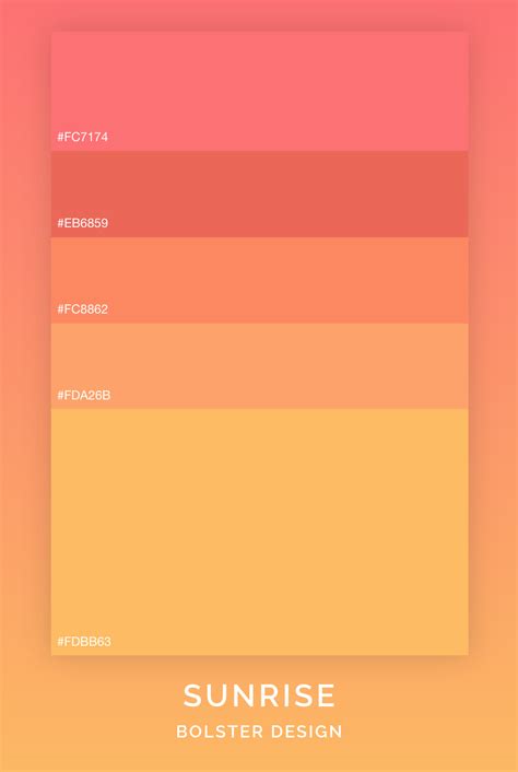 Vibrant Sunrise Color Palette